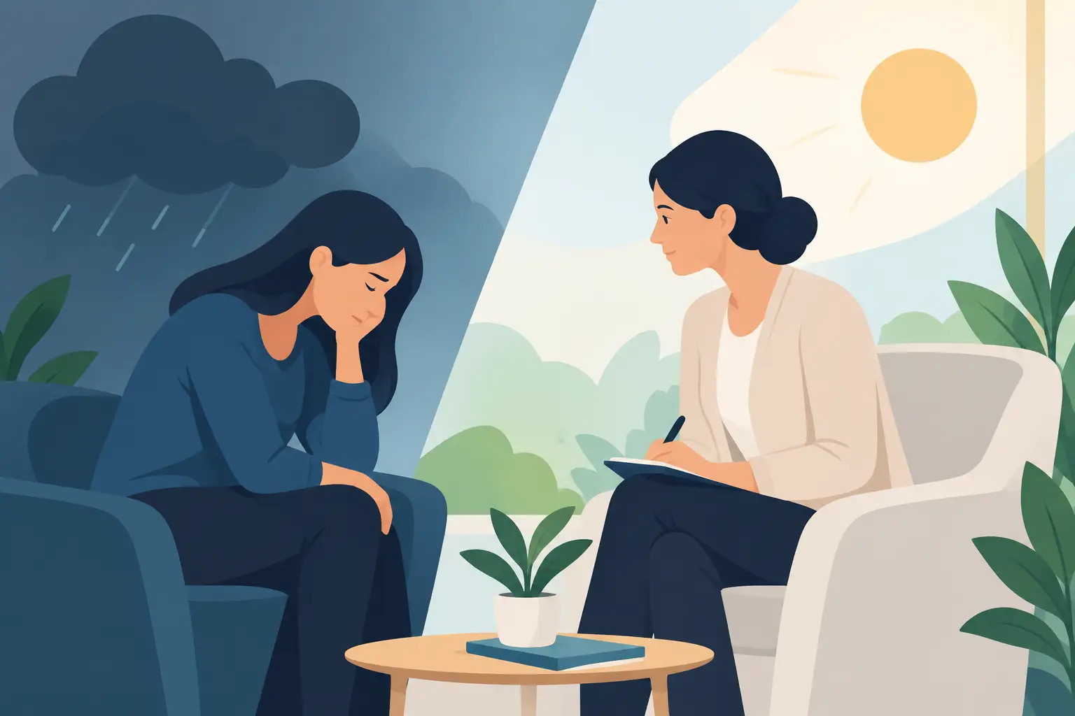 A Case Study in Depression Recovery Therapy